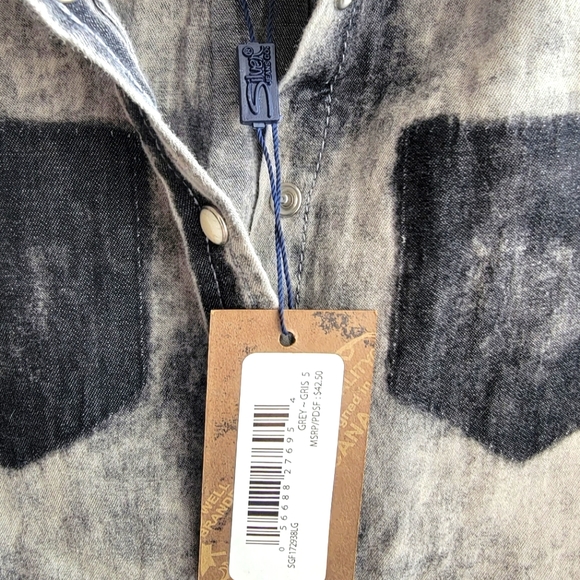 Kids Silver Jeans button up - Picture 3 of 4